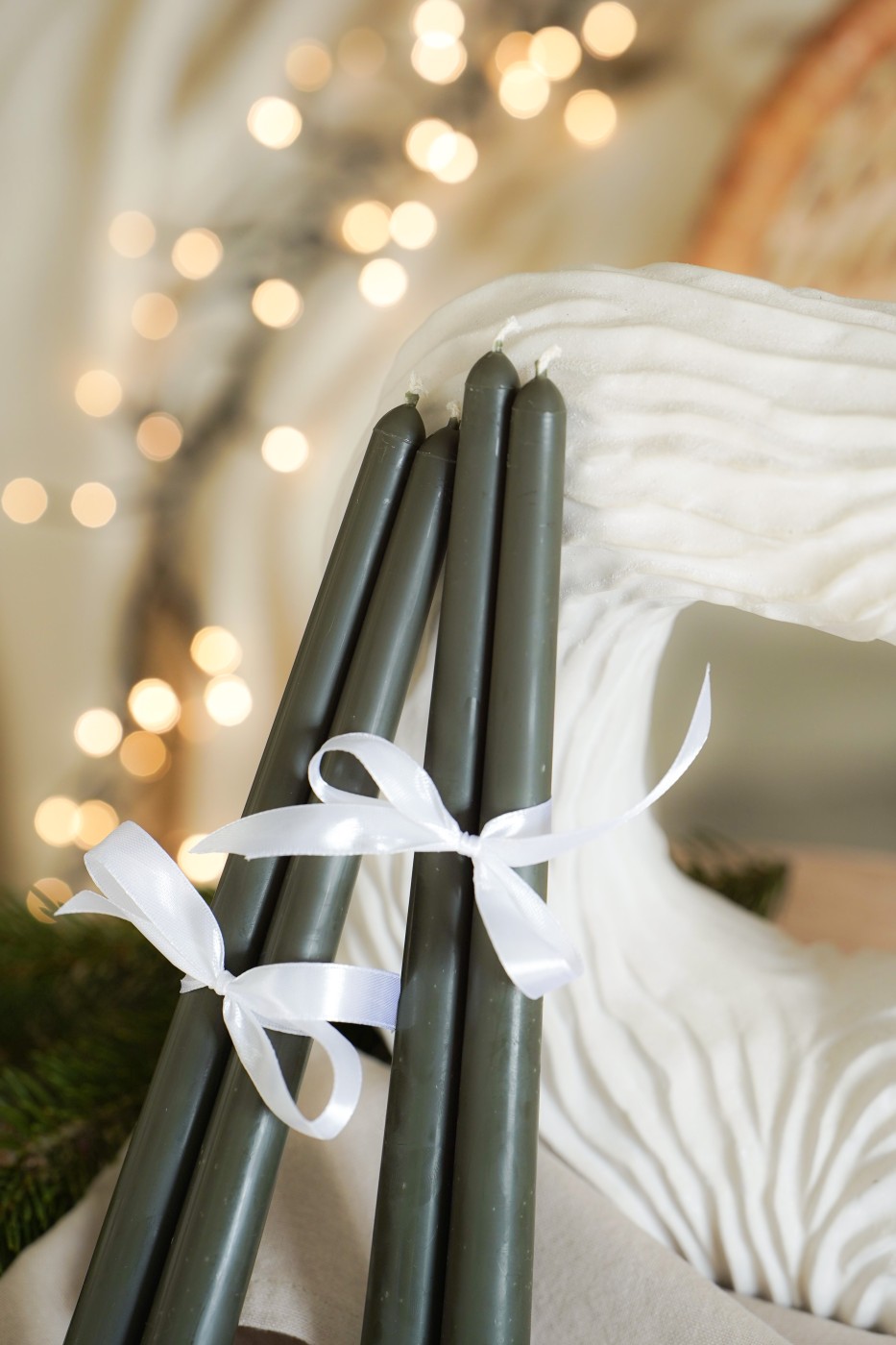 Adventní sada Eleni | tmavě zelená 