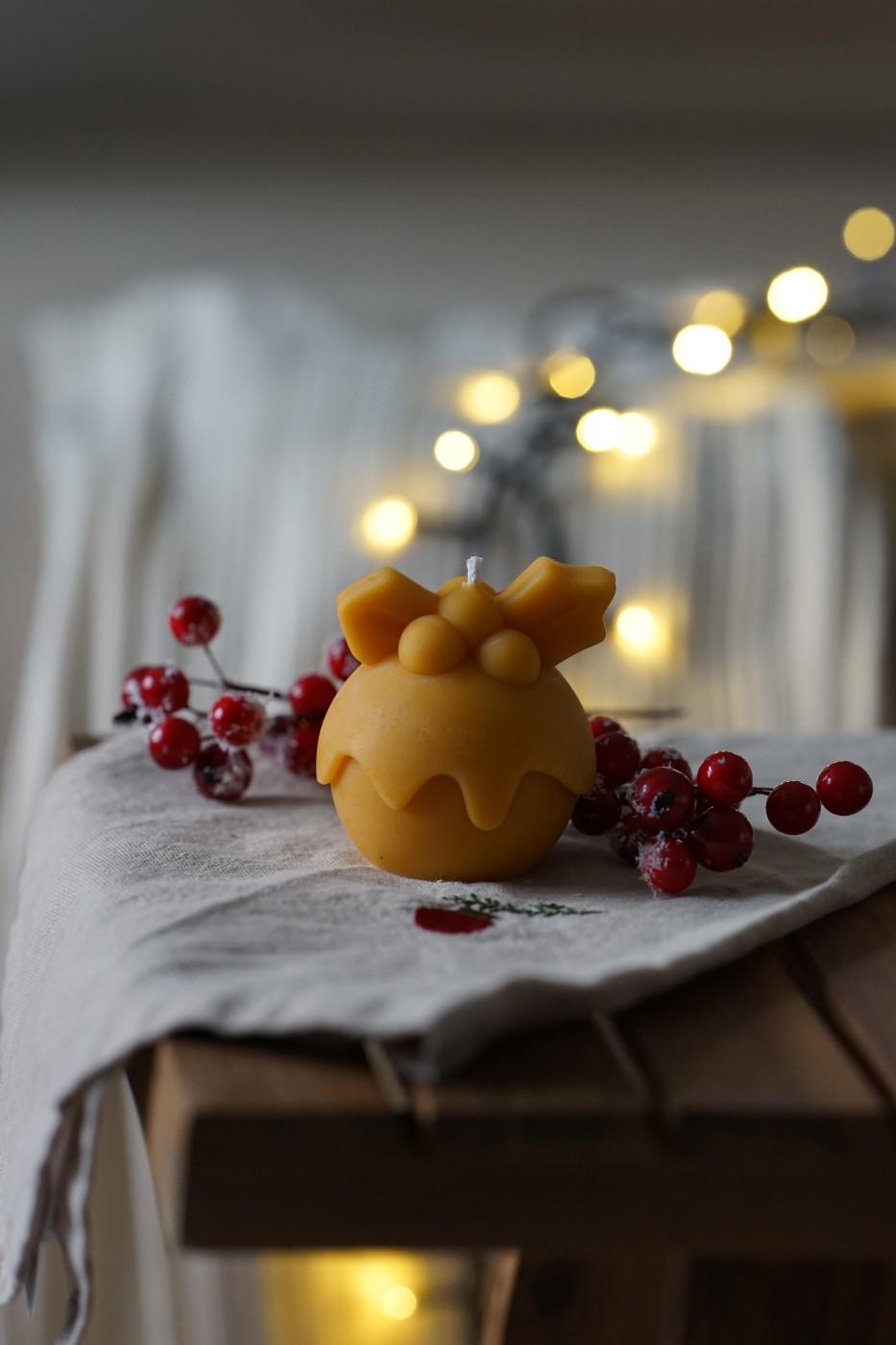Svíčka vánoční pudink