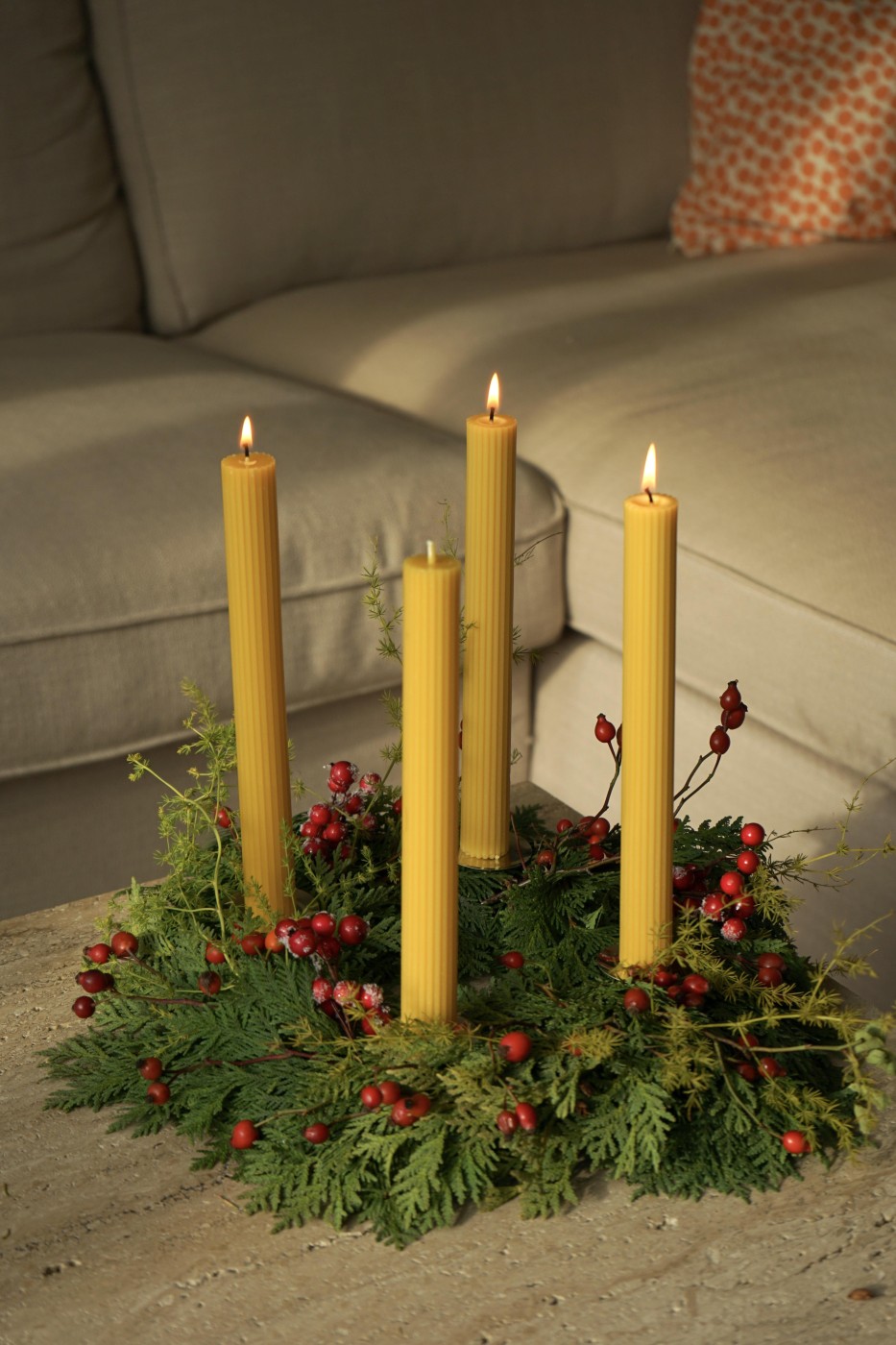 Adventní sada Thea | včelí vosk