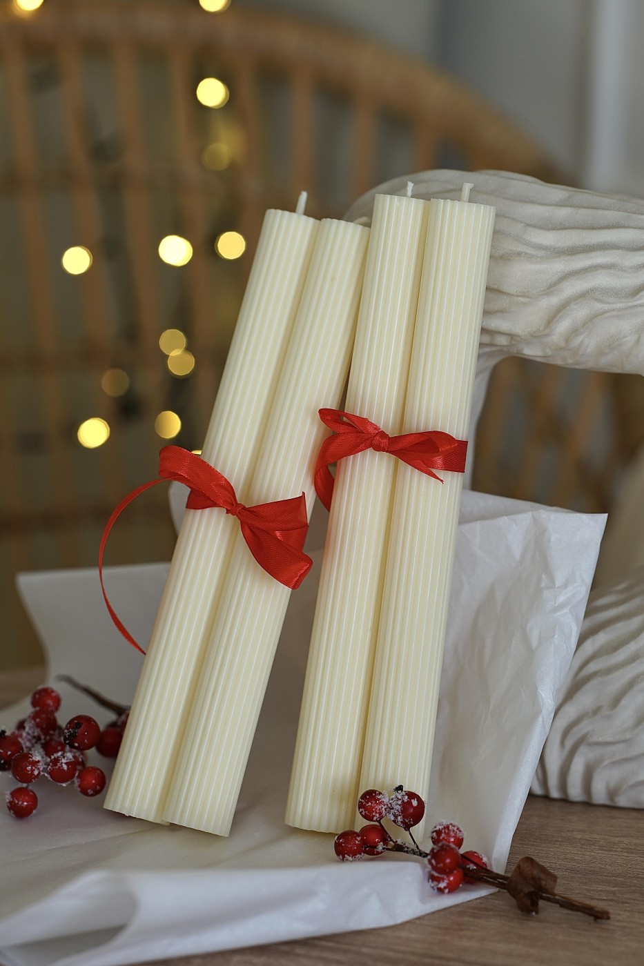 Adventní sada Thea | bílá 