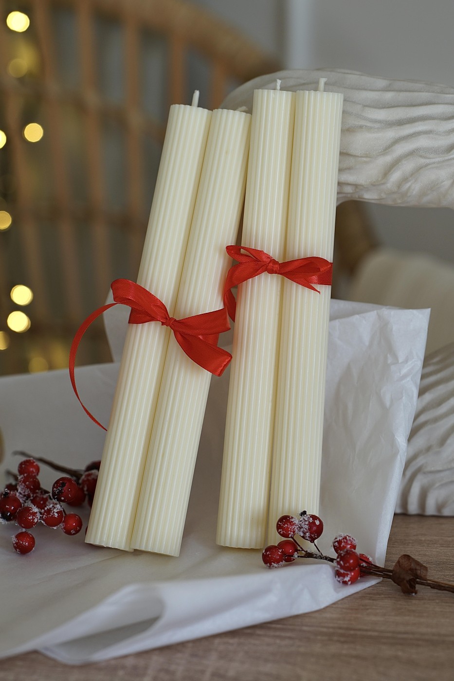 Adventní sada Thea | bílá  – fotografie 2