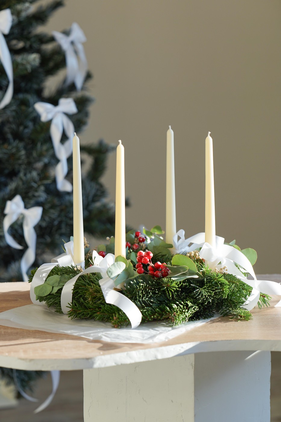 Adventní sada Eleni | bílá  – fotografie 3