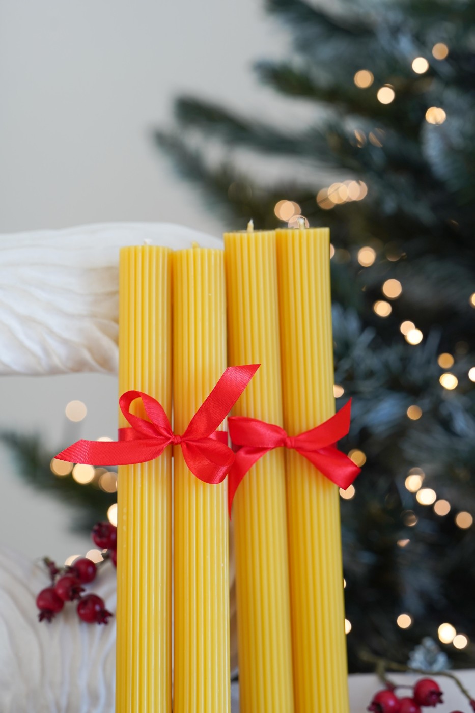 Adventní sada Thea | včelí vosk – fotografie 5