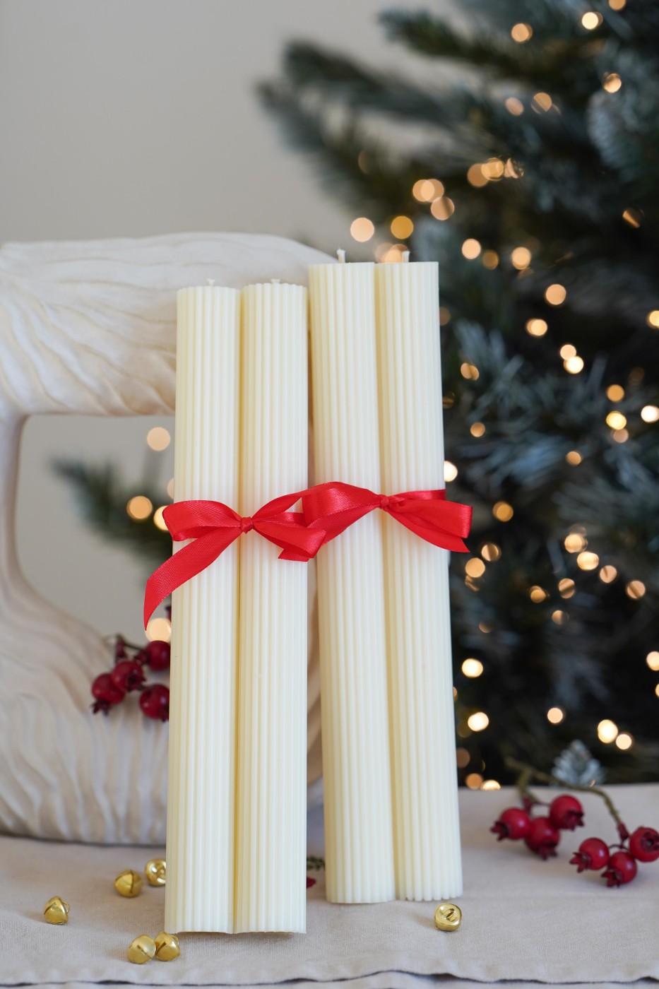 Adventní sada Thea | bílá  – fotografie 2
