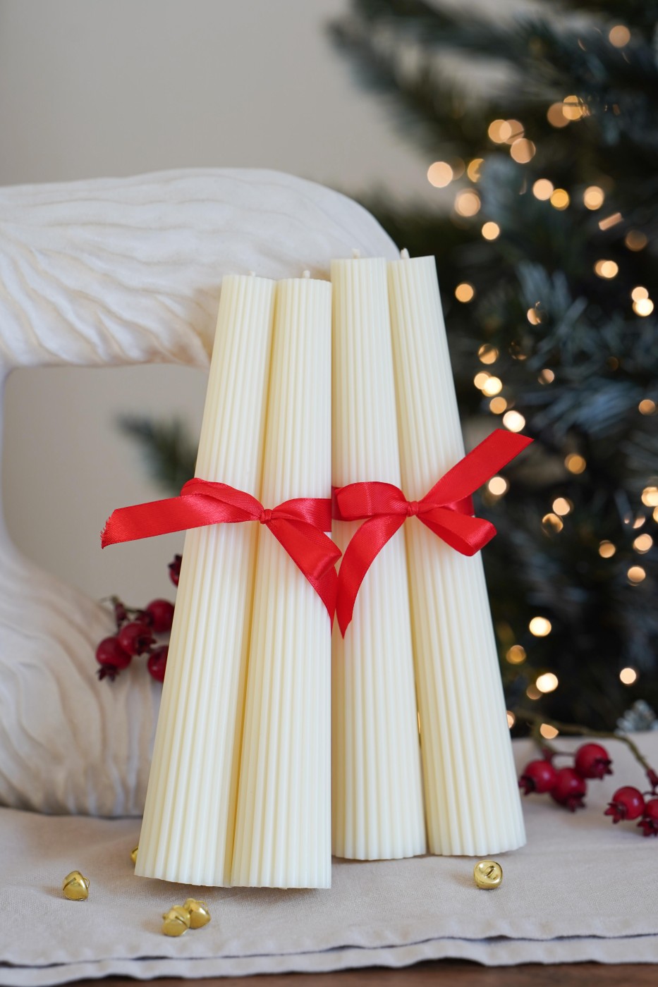 Adventní sada Aria | bílá  – fotografie 4