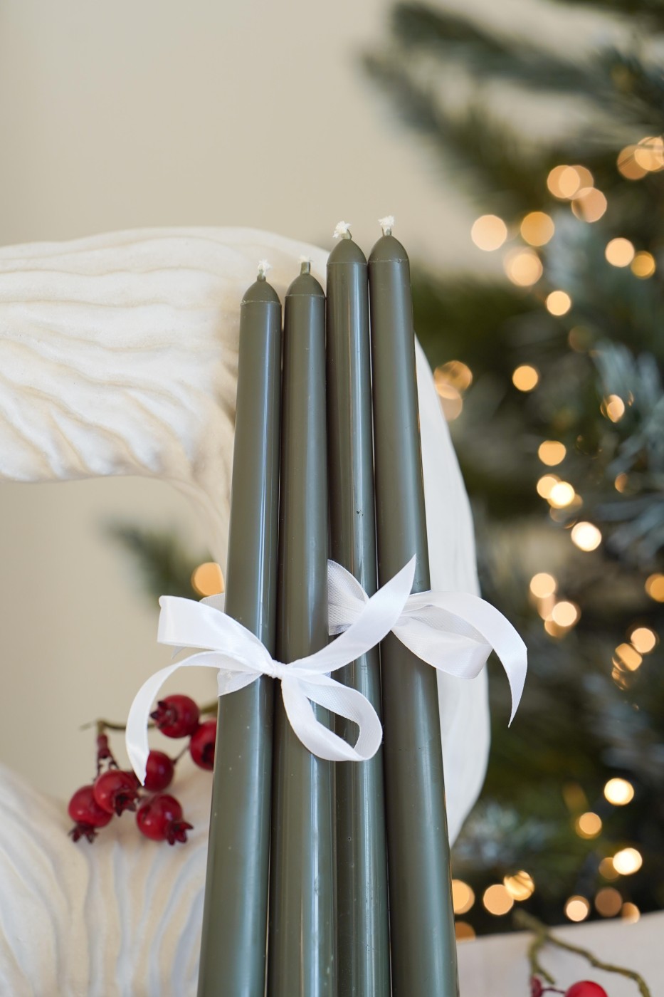 Adventní sada Eleni | tmavě zelená  – fotografie 4