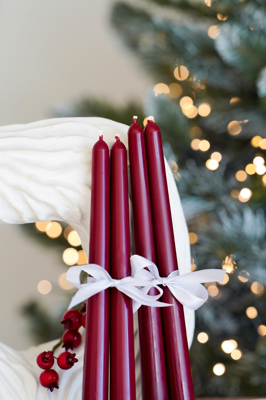 Adventní sada Eleni | Burgundy 