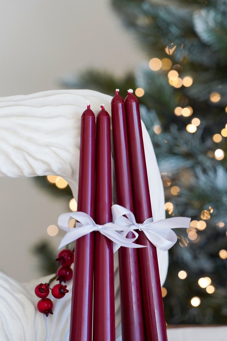 Adventní sada Eleni | Burgundy  – fotografie 4