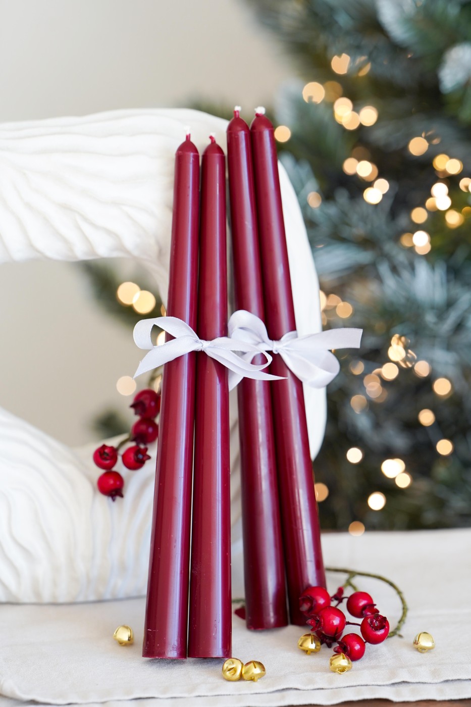 Adventní sada Eleni | Burgundy  – fotografie 3