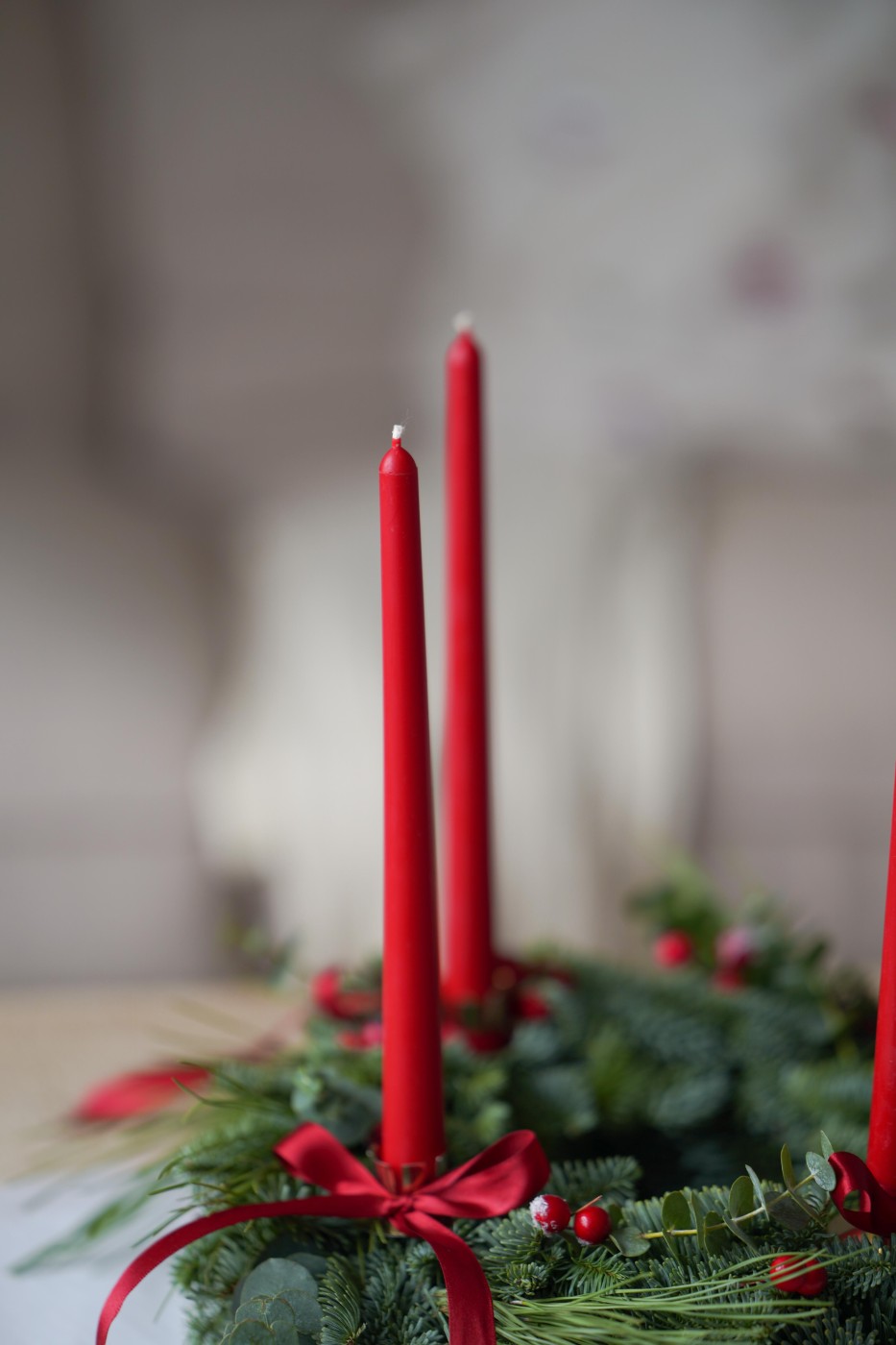 Adventní sada Eleni | červená – fotografie 2