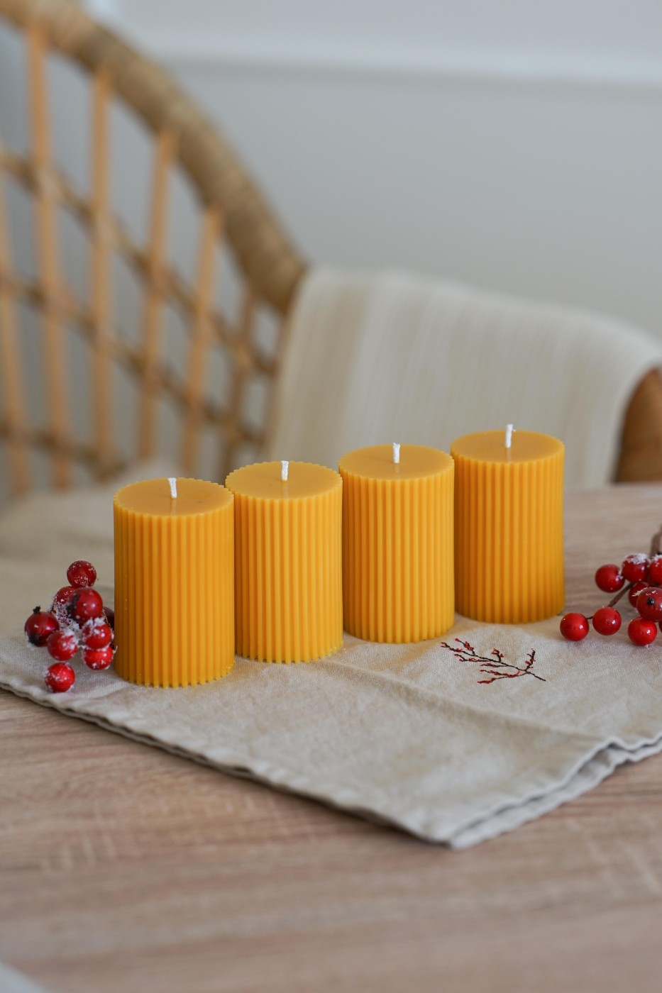 Adventní sada Amari | včelí vosk – fotografie 2