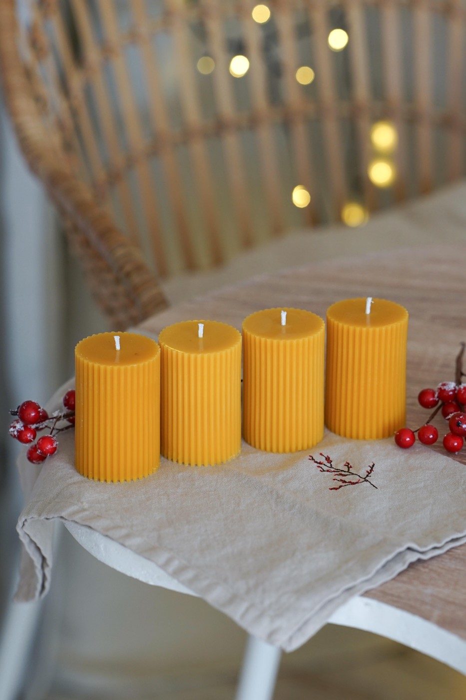 Adventní sada Amari | včelí vosk – fotografie 5