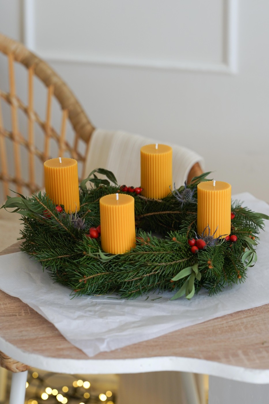 Adventní sada Amari | včelí vosk – fotografie 4