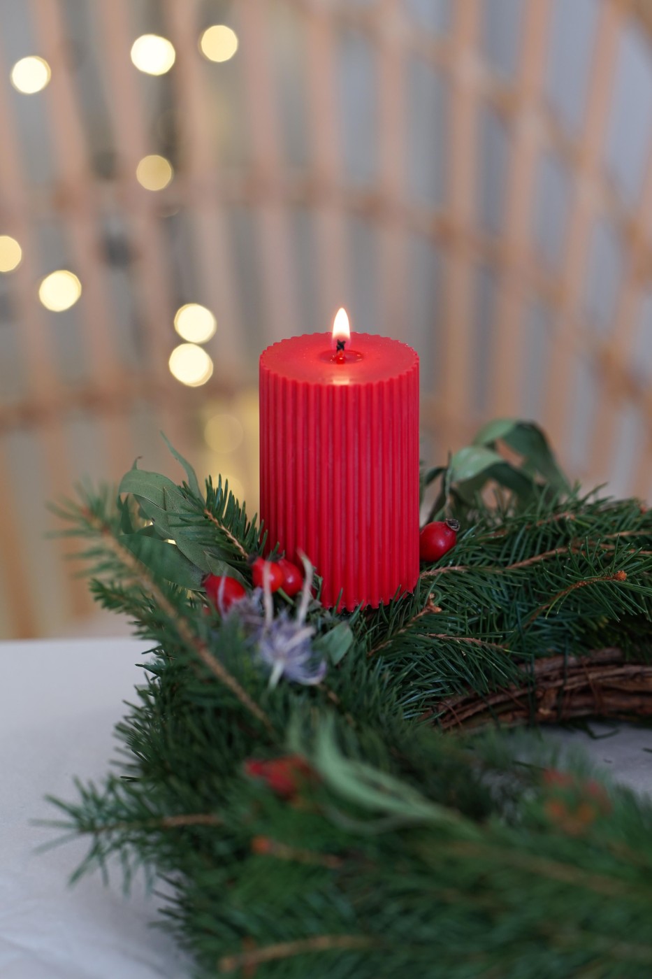 Adventní sada svíček | Amari červená – fotografie 6