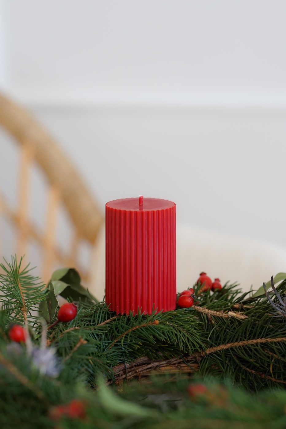 Adventní sada svíček | Amari červená – fotografie 7