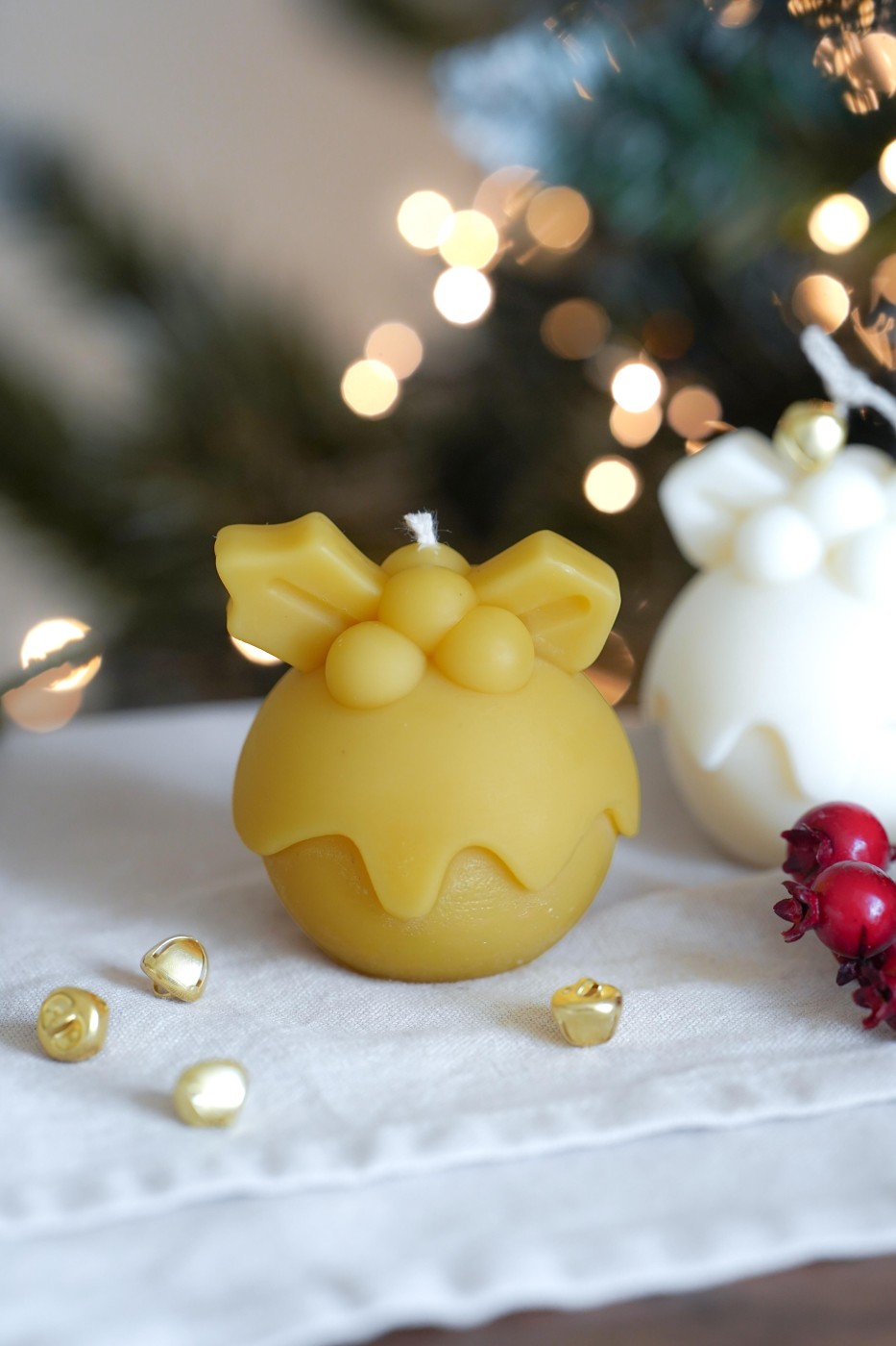 Ozdoba Pudink | Vánoční svíčka – fotografie 4