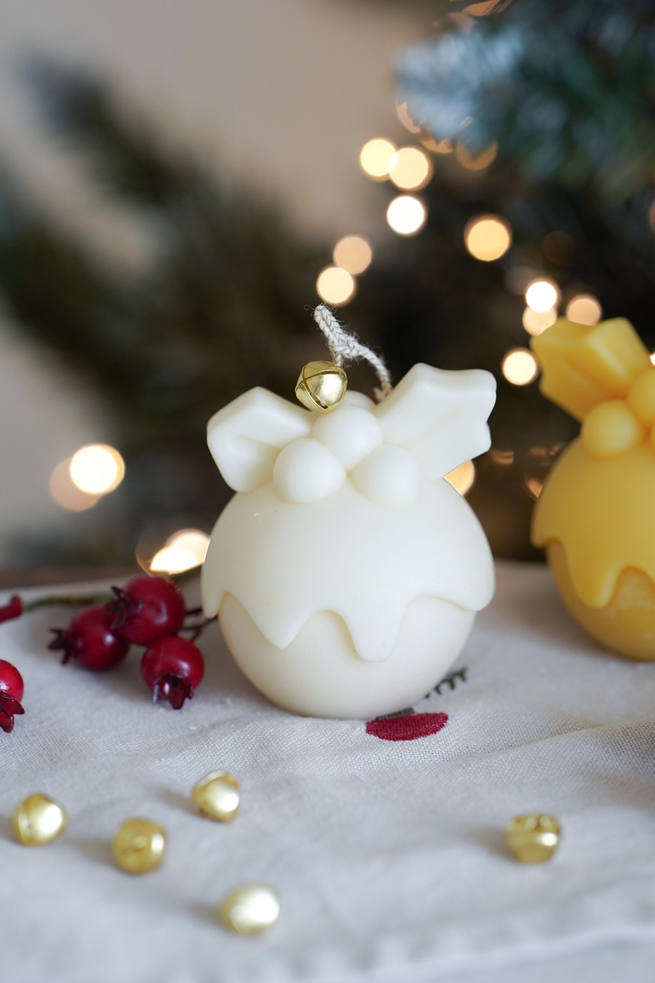 Ozdoba Pudink | Vánoční svíčka – fotografie 3