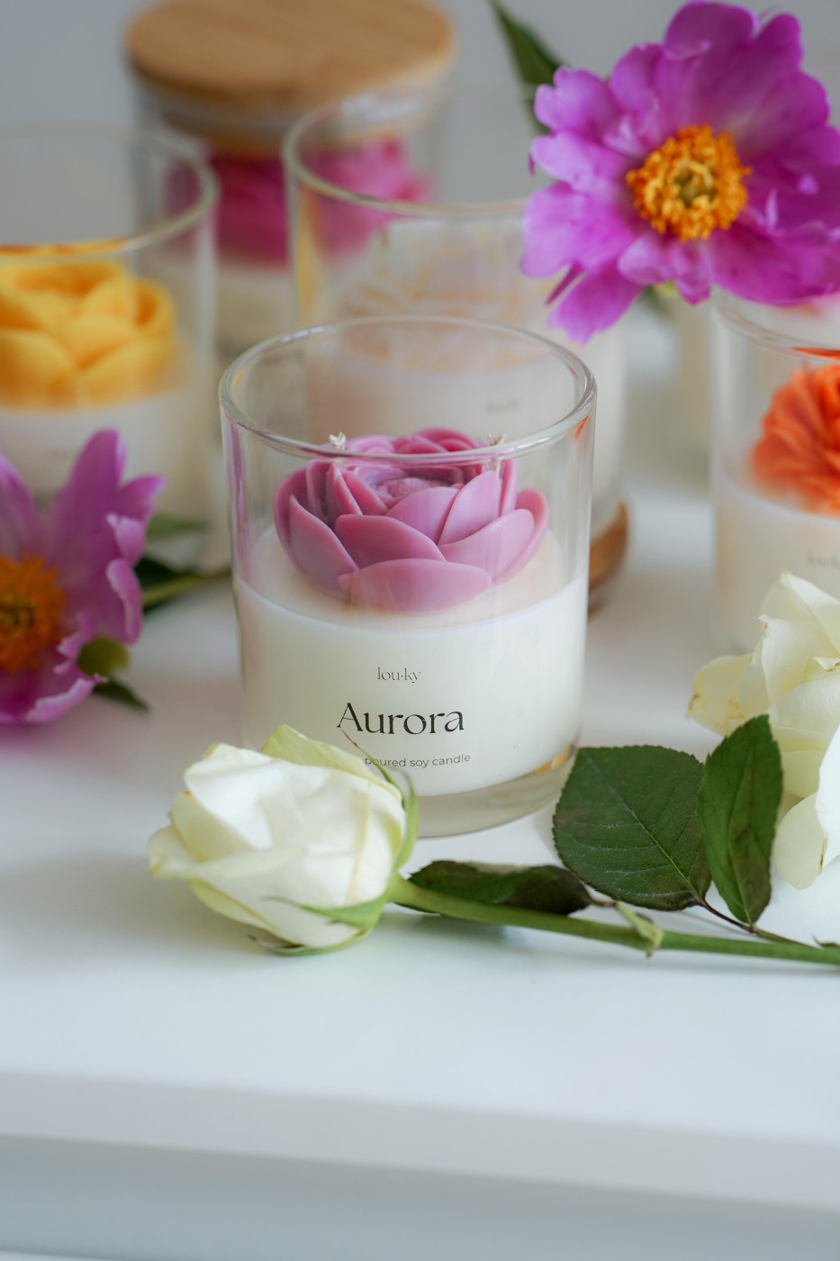 Aurora | Vonná sójová svíčka