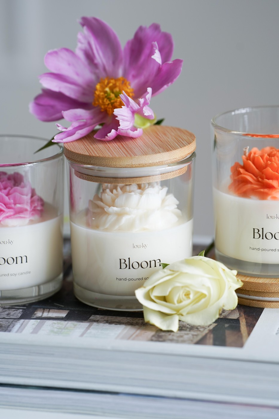 Bloom | Vonná sójová svíčka
