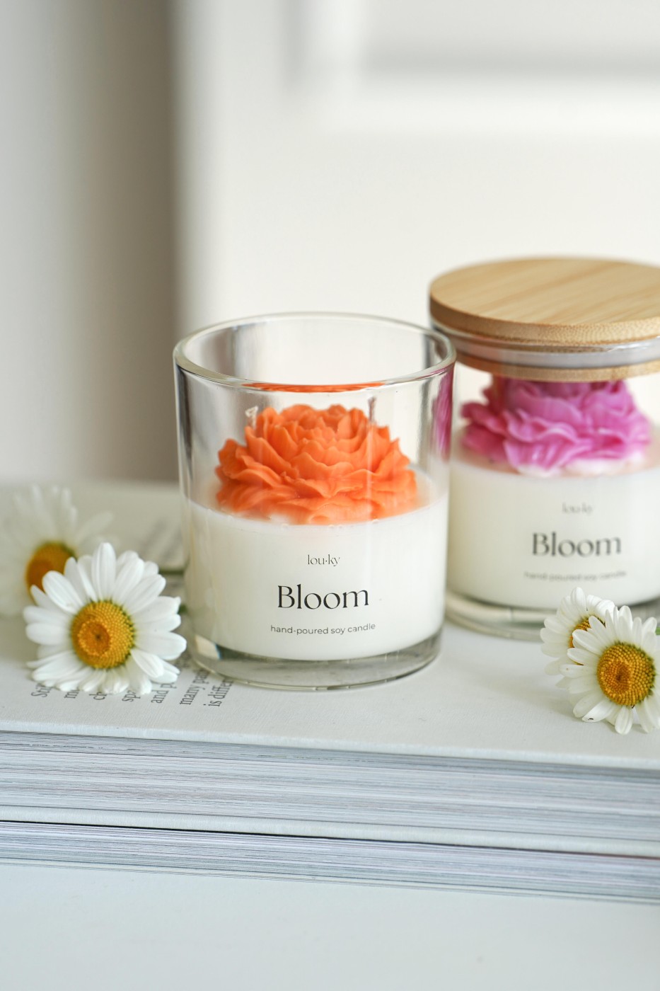 Bloom | Vonná sójová svíčka