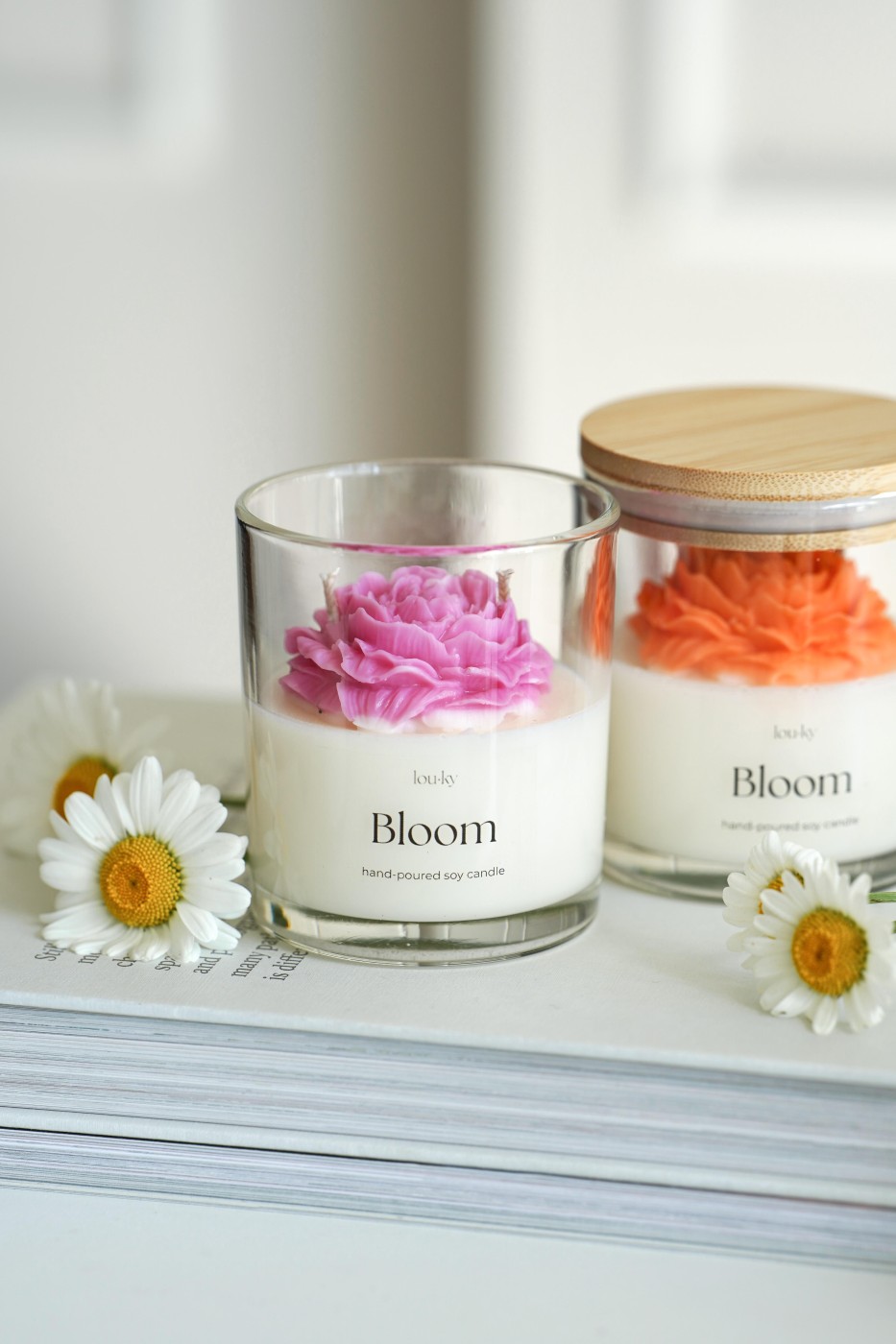 Bloom | Vonná sójová svíčka