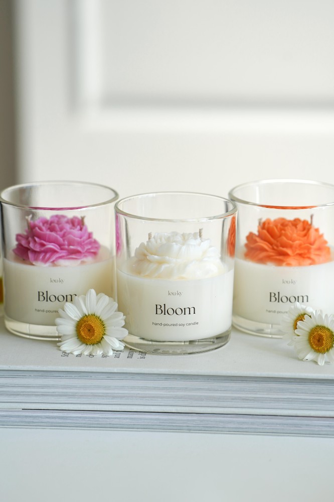 Bloom | Vonná sójová svíčka
