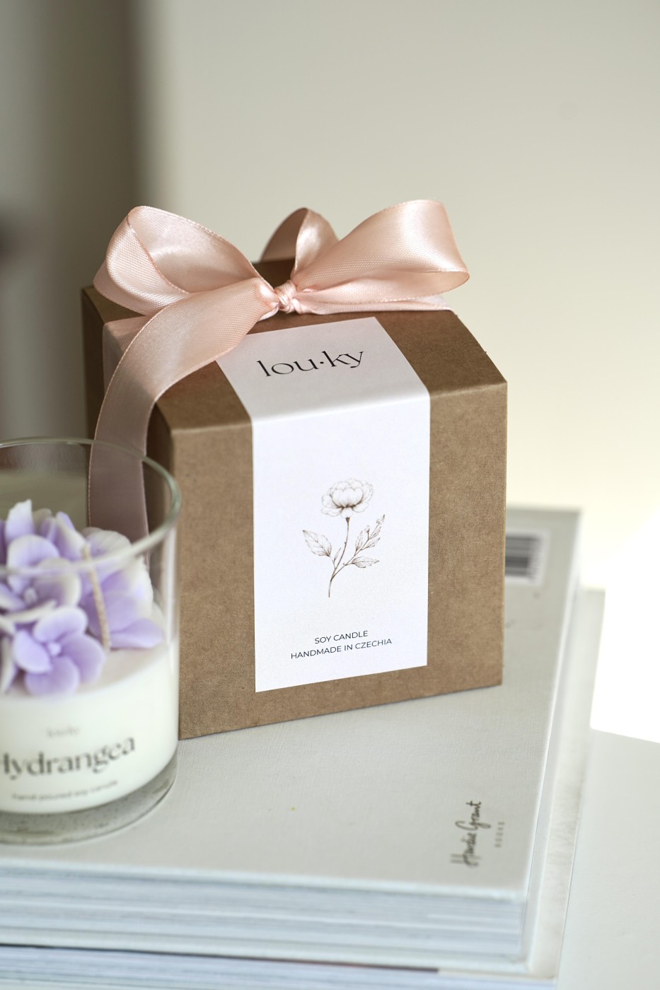 Hydrangea | Vonná sójová svíčka 
