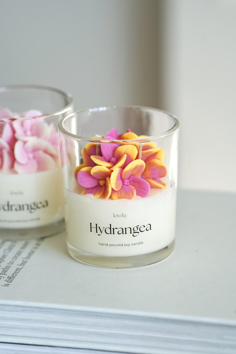 Hydrangea | Vonná sójová svíčka 