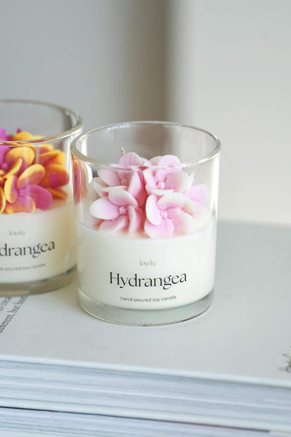 Hydrangea | Vonná sójová svíčka 