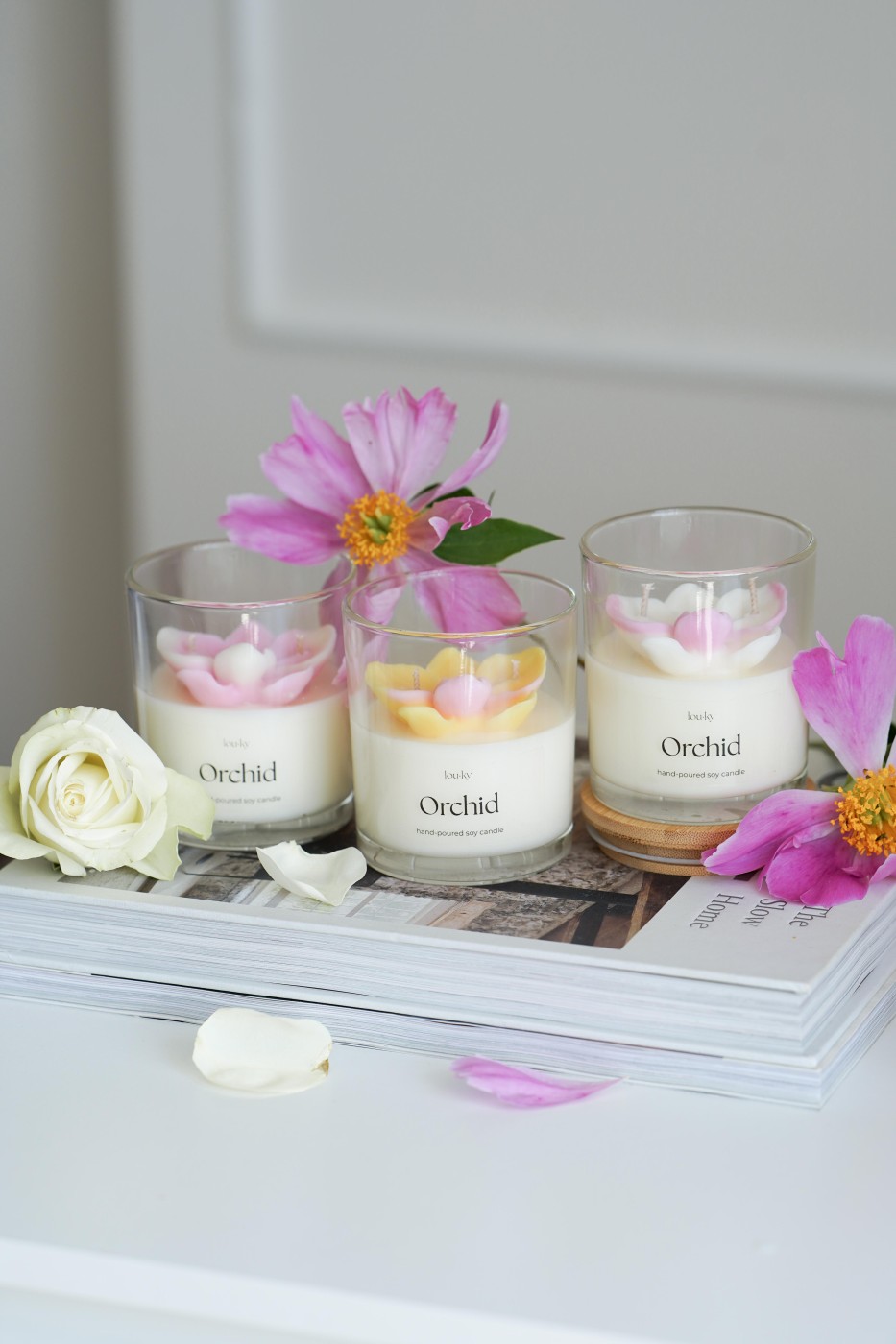 Orchid | Vonná sójová svíčka
