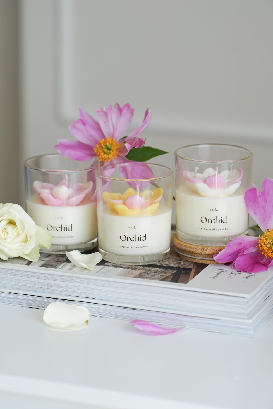 Orchid | Vonná sójová svíčka