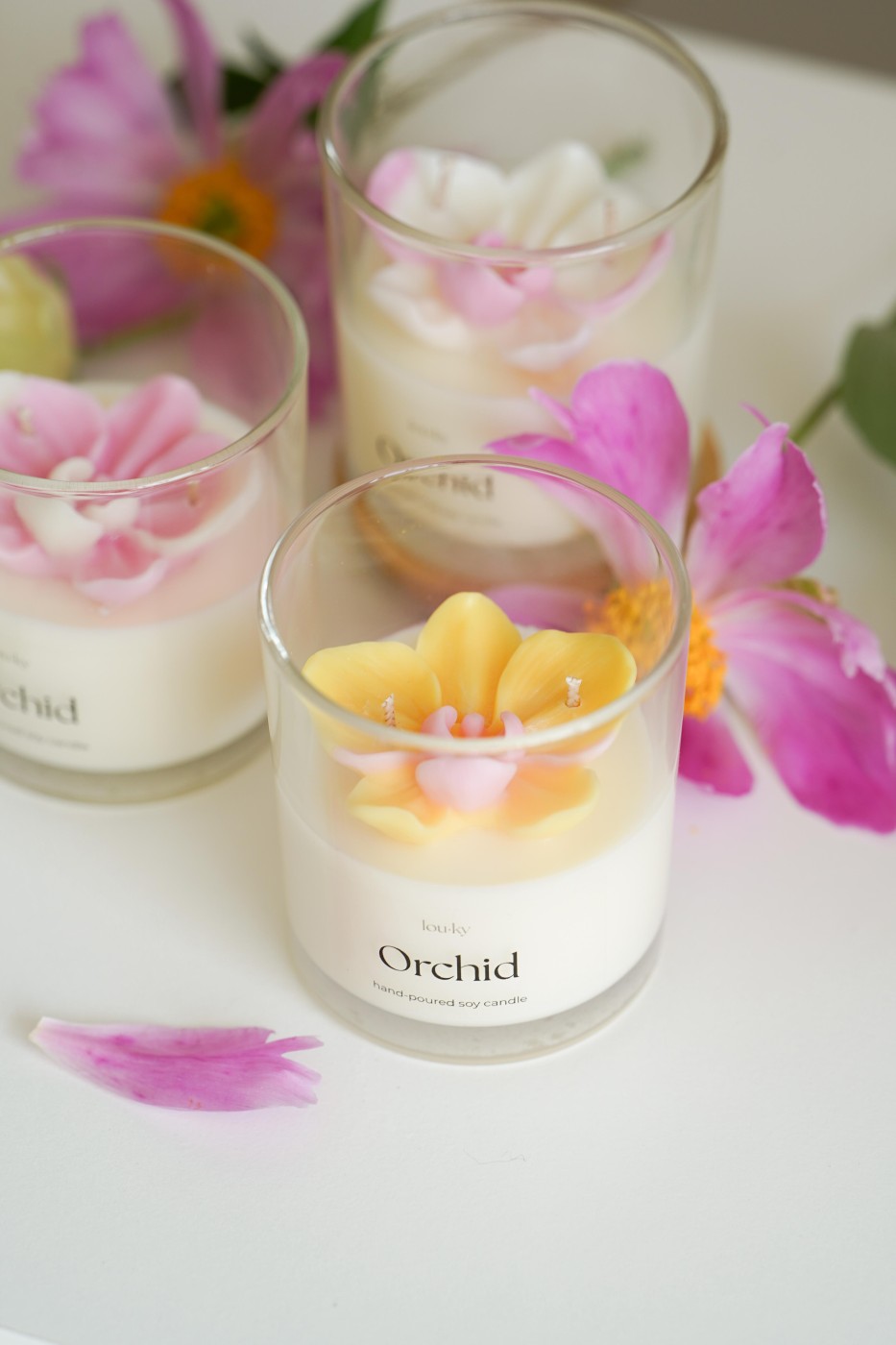 Orchid | Vonná sójová svíčka