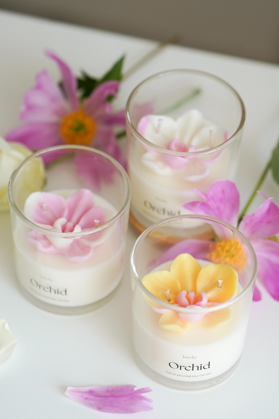 Orchid | Vonná sójová svíčka