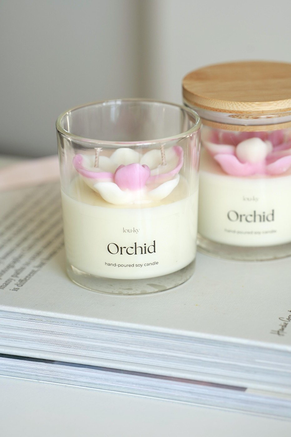 Orchid | Vonná sójová svíčka