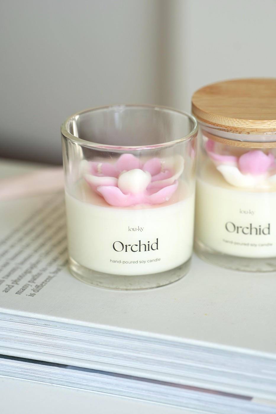 Orchid | Vonná sójová svíčka