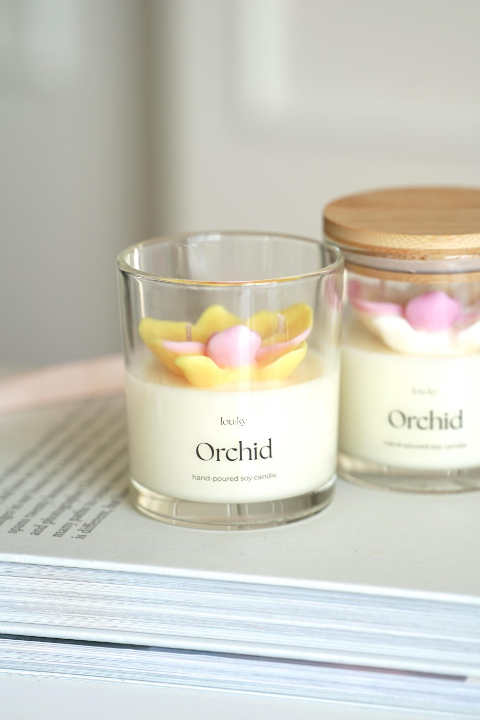 Orchid | Vonná sójová svíčka