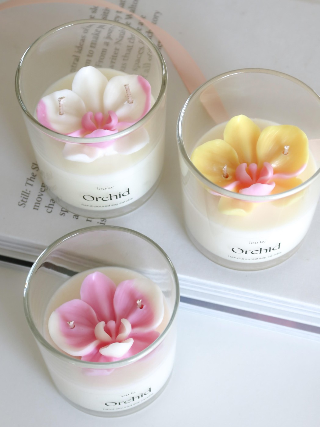Orchid | Vonná sójová svíčka