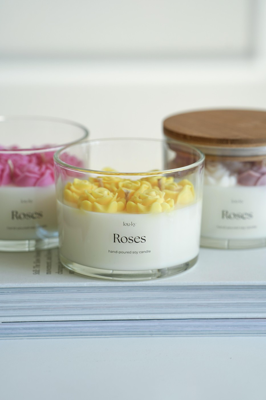Roses | Vonná sójová svíčka 