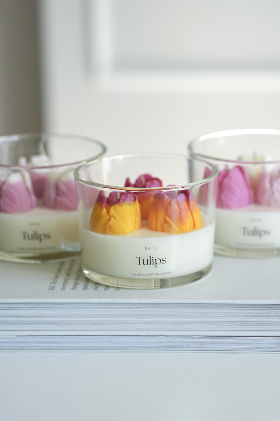 Tulips | Vonná sójová svíčka 
