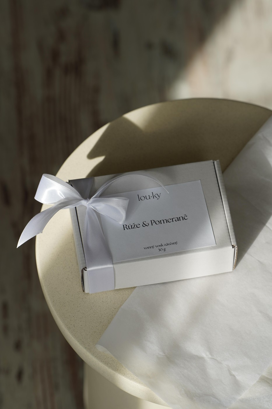 Růže & pomeranč | Vonný vosk (závěsný)