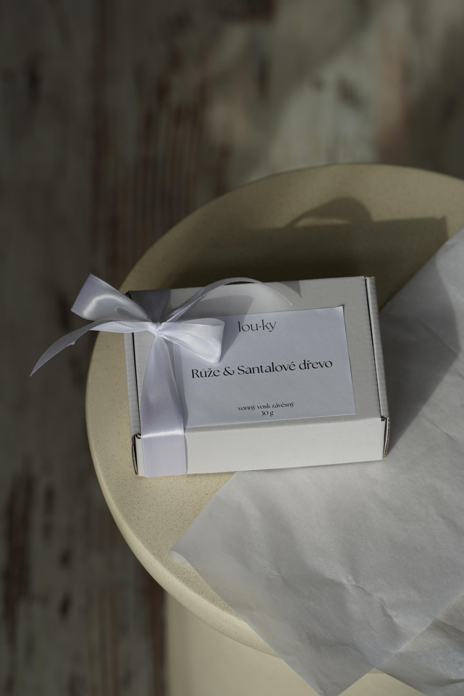 Růže & santalové dřevo | Vonný vosk (závěsný)